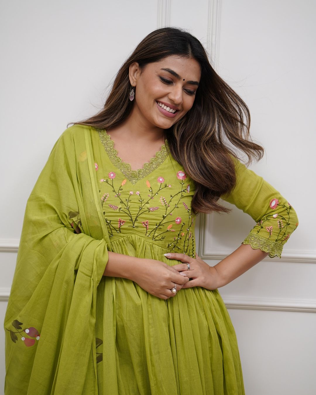 Biba Beautiful Embroidery And Sequence Work Set For Women