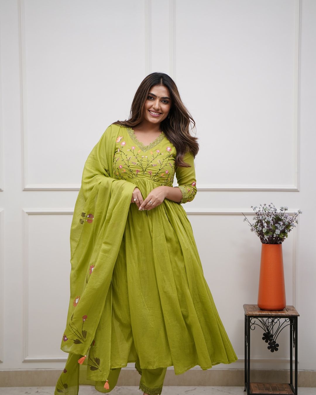 Biba Beautiful Embroidery And Sequence Work Set For Women