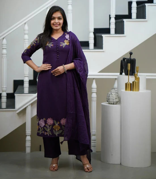 Biba Pure Cotton Kurti With Embroidery Work For Women