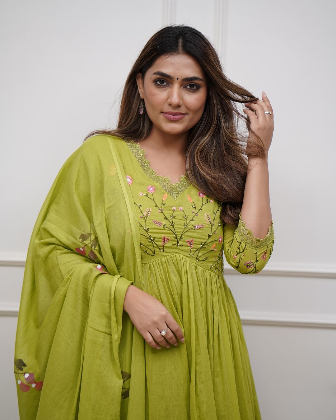 Biba Beautiful Embroidery And Sequence Work Set For Women